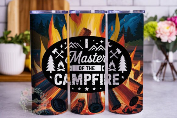 Campfire Master 20oz Tumbler Wrap