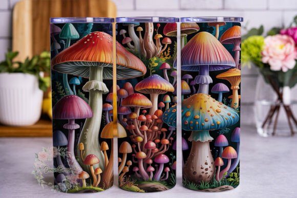 Mystical Mushroom Forest 20oz Tumbler Wr