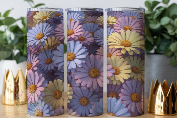 Pastel Dream Floral 20oz Tumbler Wrap