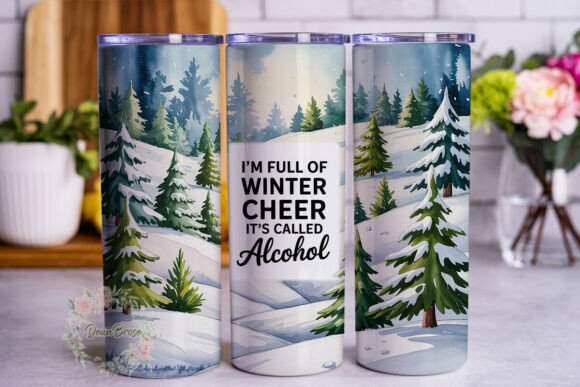 Playful Winter Forest 20oz Tumbler