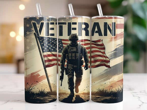 Review: Veteran American Flag Soldier Tumbler